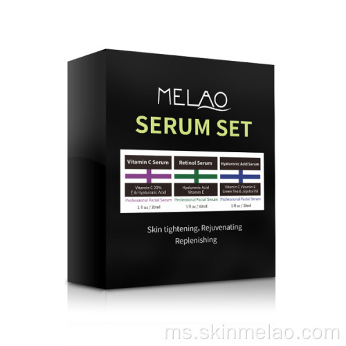 3 keping set serum retinol anti penuaan